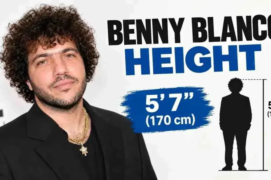 Benny Blanco height and how tall Benny Blanco is