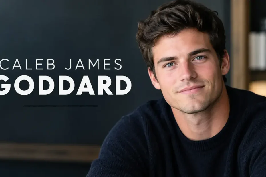 Caleb James Goddard featured portrait for a biography and background article